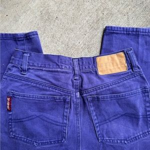 Rare vintage Union Bay purple jeans, size 18 I assume in kids